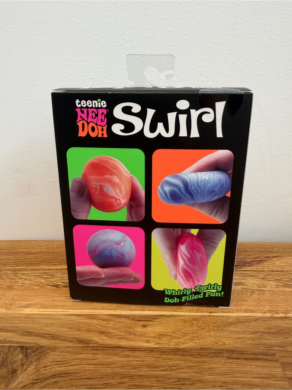 NeeDoh Teenie Swirl - 4 Pack Squishy Squeezy Sensory Toy Fidget - Picture 3 of 4